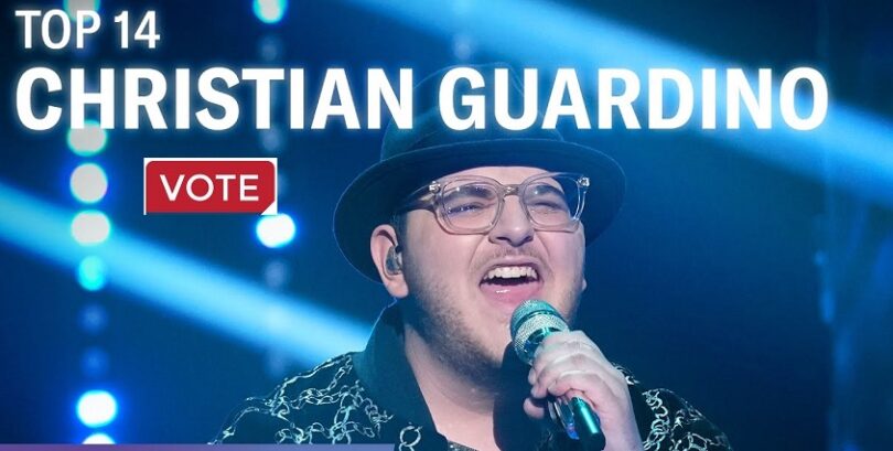 Vote Christian Guardino Top 14 American Idol 24 April 2022 Text Number Voting App