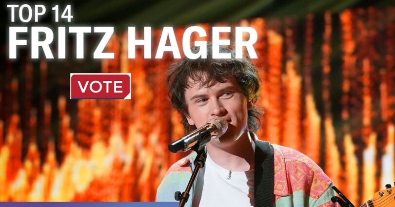 Vote Fritz Hager Top 14 American Idol 24 April 2022 Text Number Voting App
