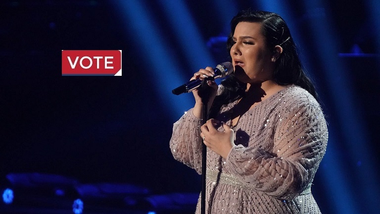 Vote Nicolina Bozzo Top 10 American Idol 1 May 2022 Text Number Voting App