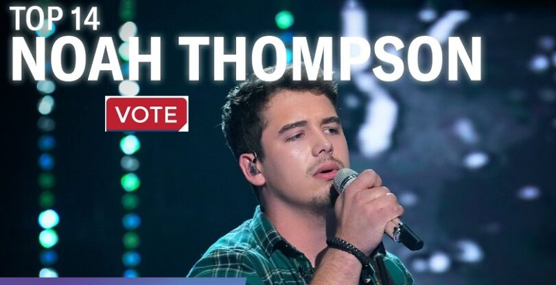 Vote Noah Thompson Top 14 American Idol 24 April 2022 Text Number Voting App