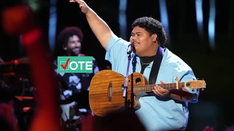 Iam Tongi American Idol 2023 Top 26 Vote Text Hawaii Episode 16 April 2023