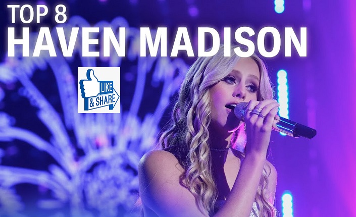 Haven Madison American Idol Top 8 Performance (The Only Exception) 1 May 2023