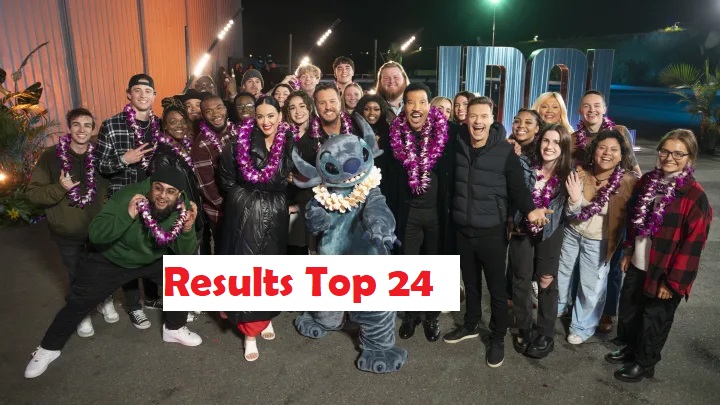 American Idol 2024 Top 24 Results Episode 14 April 2024 who are in Top 20