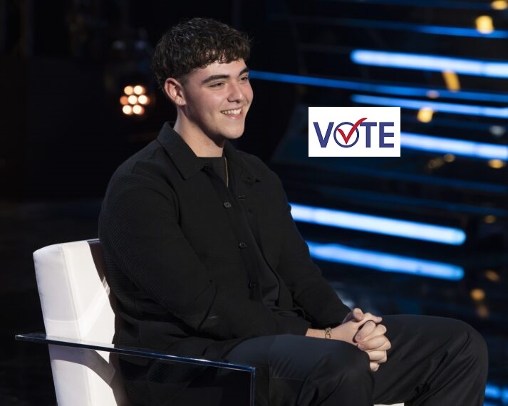 Jordan Anthony American Idol 2024 Top 24 Vote Text 7 April 2024