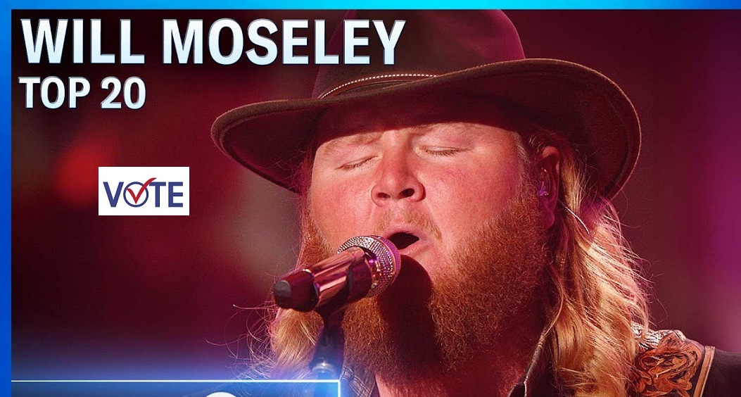 Vote Will Moseley American Idol 2024 Top 20 Text Number