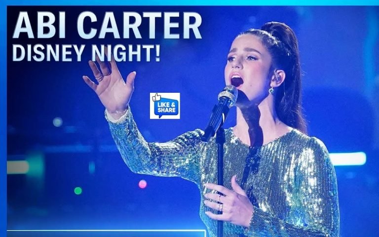 Abi Carter American Idol Disney Night Performance
