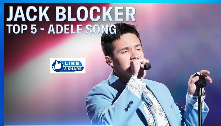 Jack Blocker American Idol Top 5 Performance Highlights (Adele Song)