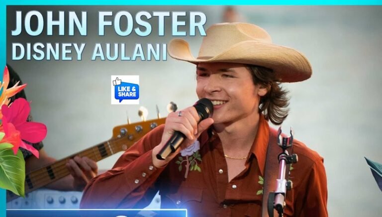 John Foster American Idol 2025 Disney Aulani Performance 14 April 2025