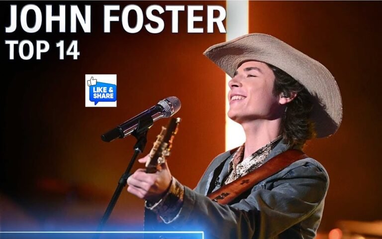 John Foster American Idol 2025 Top 14 Performance Video Highlights