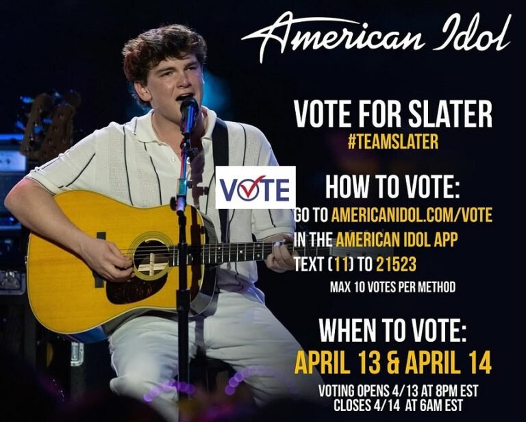 Vote Slater Nalley American Idol 2025 Top 24 Voting Hawaii Week