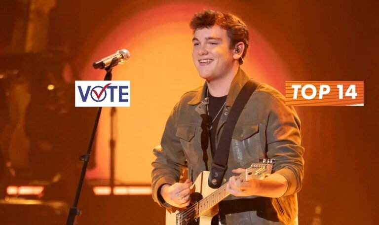 Vote Slater Nalley American Idol Top 14 Voting Text Numbers 27 April 2025