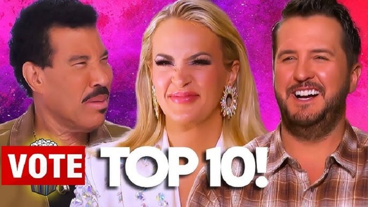 American Idol 2025 Top 10 Episode Voting Text Numbers 4 May 2025
