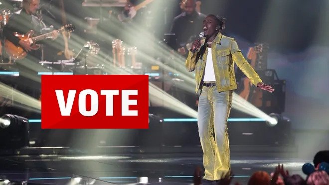 Vote Jamal Roberts American Idol 2025 Top 3 Finale Episode 18 May 2025 Text Number Voting App