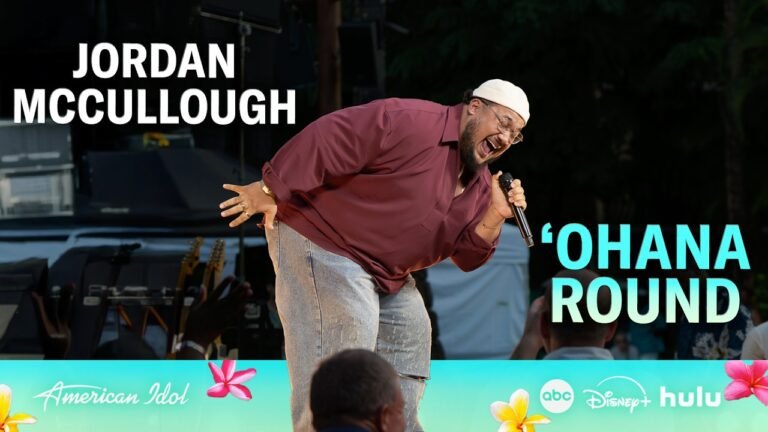 Jordan McCullough American Idol Ohana Round Performance 9 March 2026