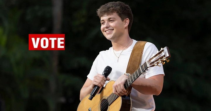 Vote Lucas Leon American Idol Top 20 Text Number 23 March 2026